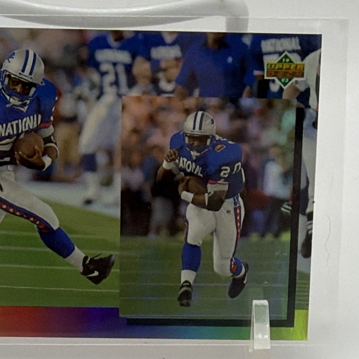 Alternate front view of 1993 Upper Deck Barry Sanders Pro Bowl insert card