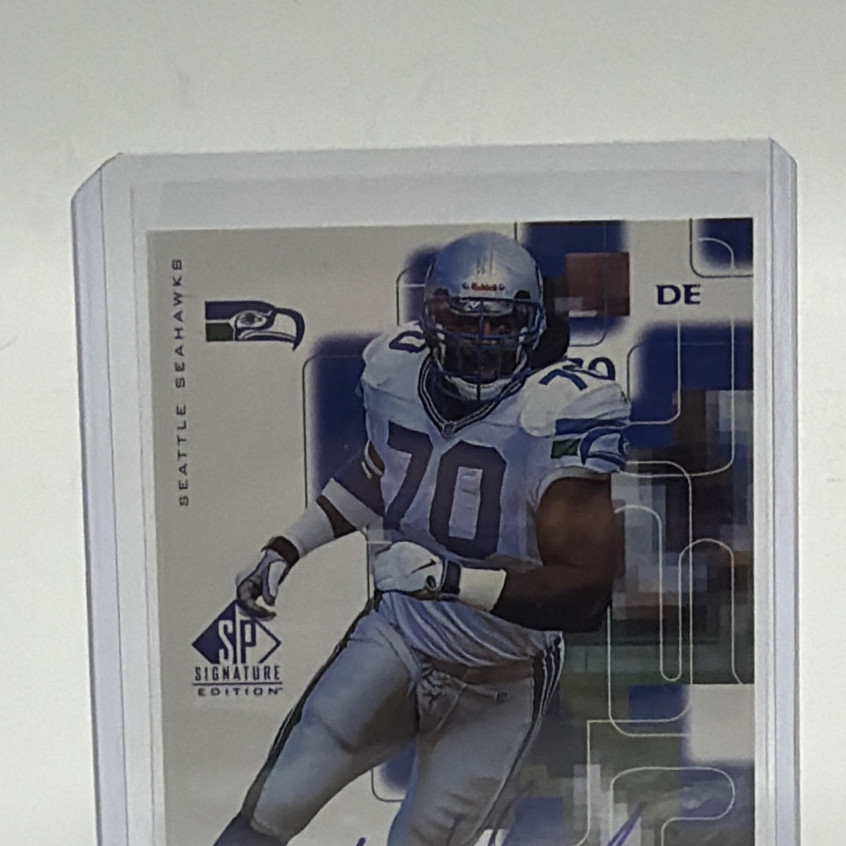 Front view of Michael Sinclair #MS from 1999 SP Signature Edition