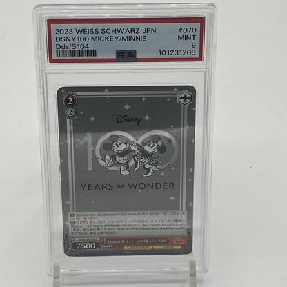 2023 Weiss Schwazr JPN Disney 100 Mickey/Minnie PSA 9 Rare Card Here’s your SEO keyword block and image file name for the 2023 Weiss Schwarz JPN Disney 100 Mickey/Minnie PSA 9 card:

🔑 SEO Keyword Block:
Weiss Schwarz Disney 100 card, Mickey Minnie PSA 9, 2023 Weiss Schwarz JPN Disney, rare Disney trading card Japan, PSA graded Disney card, Japanese Weiss Schwarz Mickey Minnie, collectible anime Disney card, Mickey Mouse Minnie Mouse card PSA 9, Disney 100th anniversary card, rare Weiss Schwarz graded card