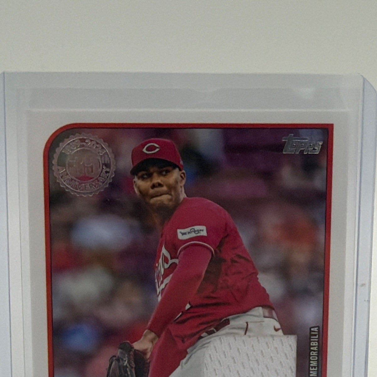 Alternate front photograph of Hunter Greene 2024 Topps 1989 Baseball Relics card