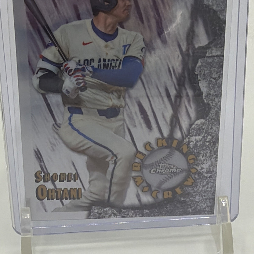 Detailed front view of Shohei Ohtani Wrecking Crew #WC-2
