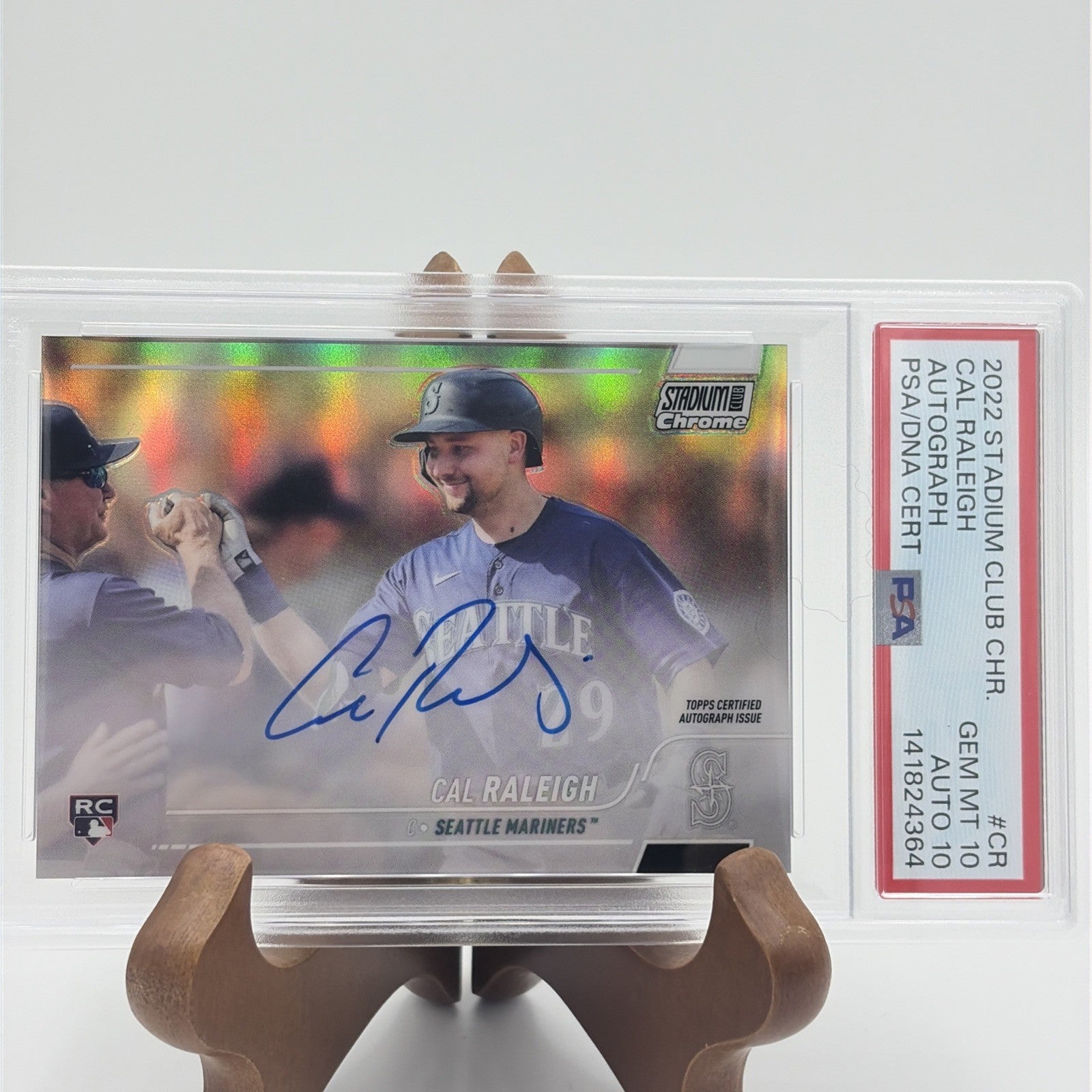 2022 Topps Stadium Club Chrome Autograph PSA 10 True Gem Mint Auto 10 RC