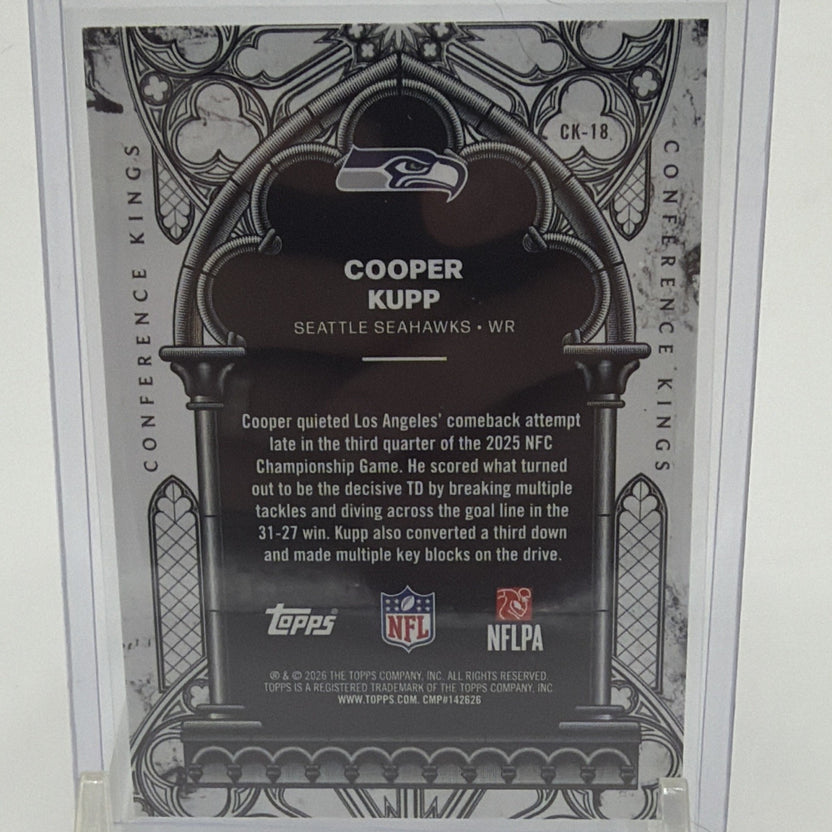 Topps 2026 Conference Kings Cooper Kupp #CK-18 Seattle Seahawks Insert Card