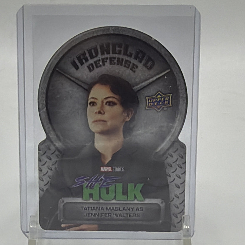 Upper Deck 2023 Marvel Studios She-Hulk Ironclad Defense ID-10 Tatiana Maslany