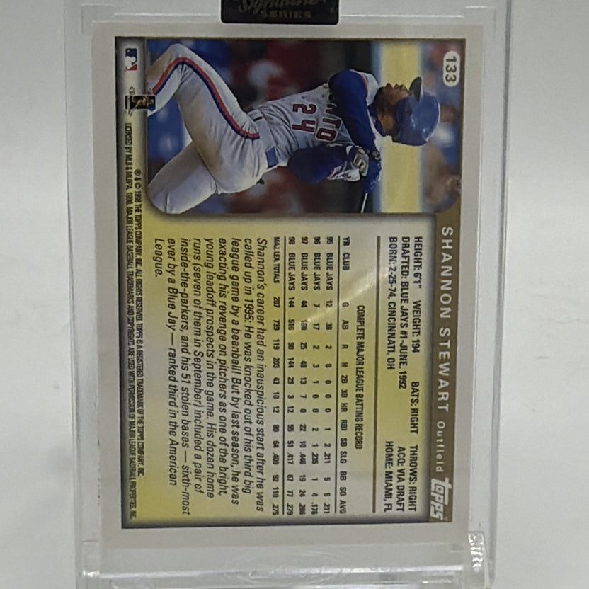 2022 Topps Archives Signature Series -  Shannon Stewart #99T-133 1999 Topps /37
