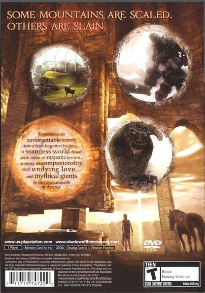 Shadow of the Colossus (Sony PlayStation 2, 2005) - European Version