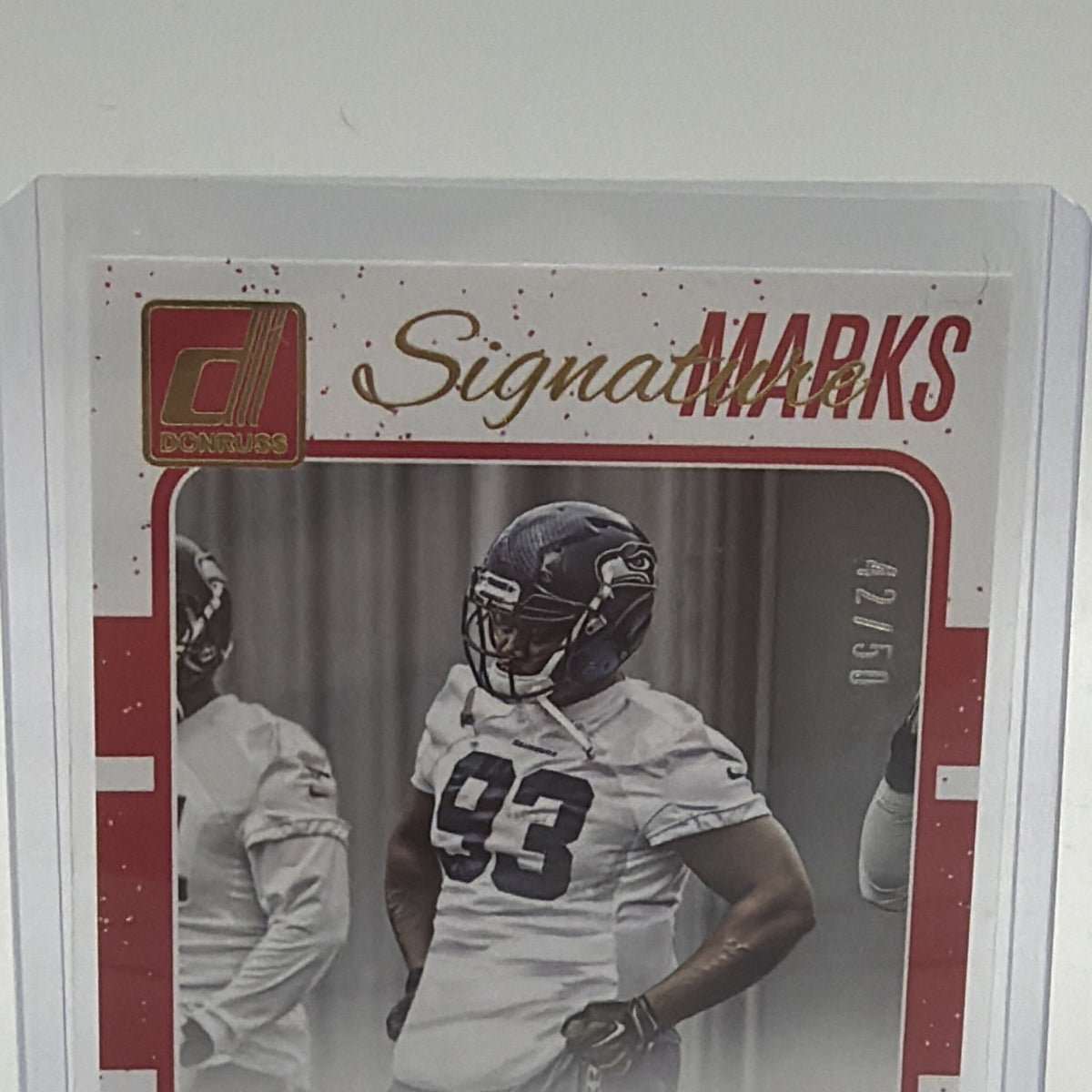 2016 Donruss - Signature Marks Jarran Reed #97 Blue Autograph 42/50