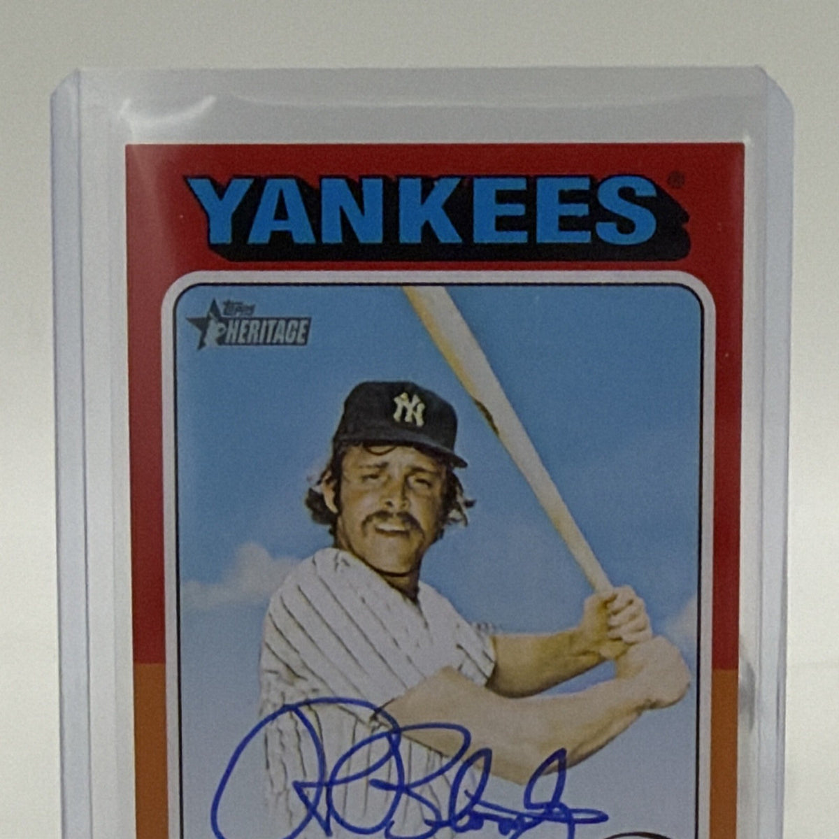 Topps 2005 Heritage Real One Autographs Ron Blomberg Auto ROA-RB Yankees
