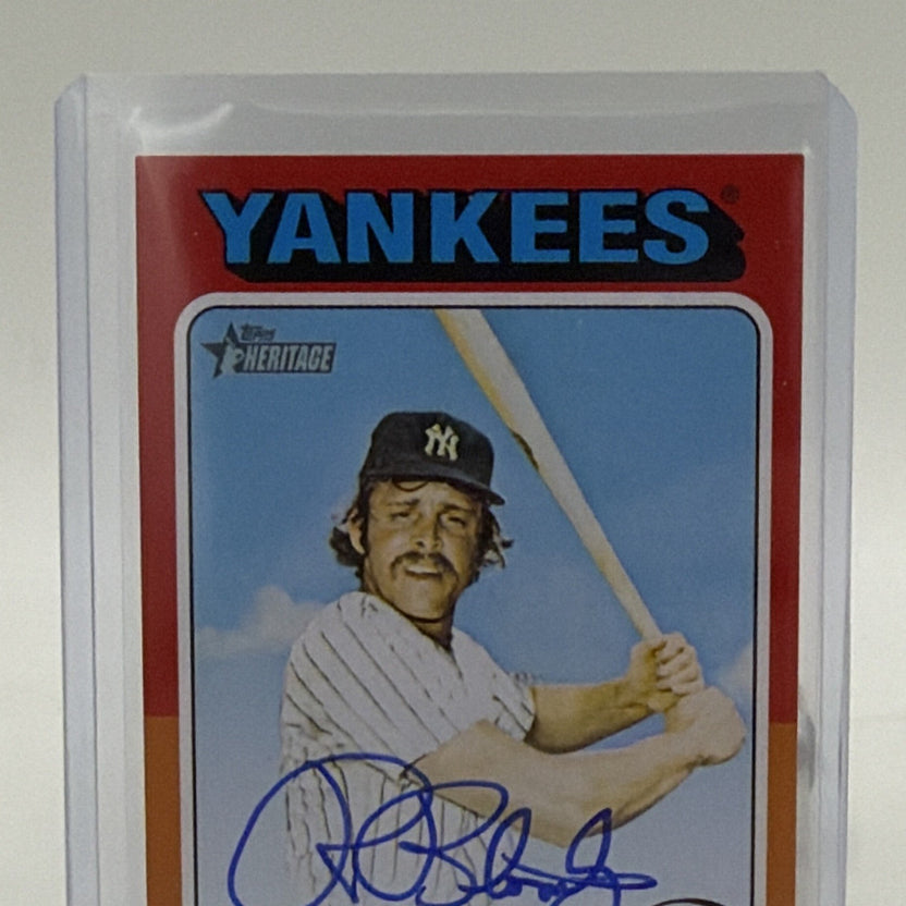 Topps 2005 Heritage Real One Autographs Ron Blomberg Auto ROA-RB Yankees