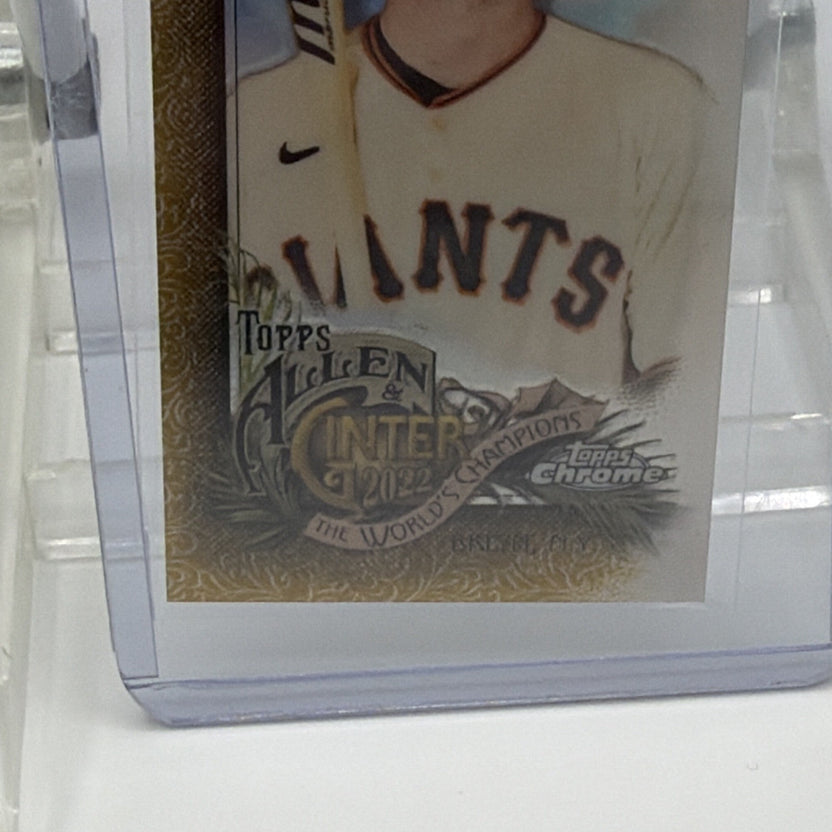 Topps 2022 Allen & Ginter Chrome World's Champions Buster Posey #77 07/50
