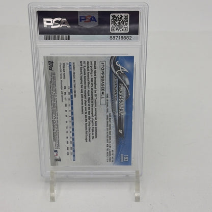 2018 Topps Chrome - Ronald Acuña Jr. #193  (RC)  PSA 10