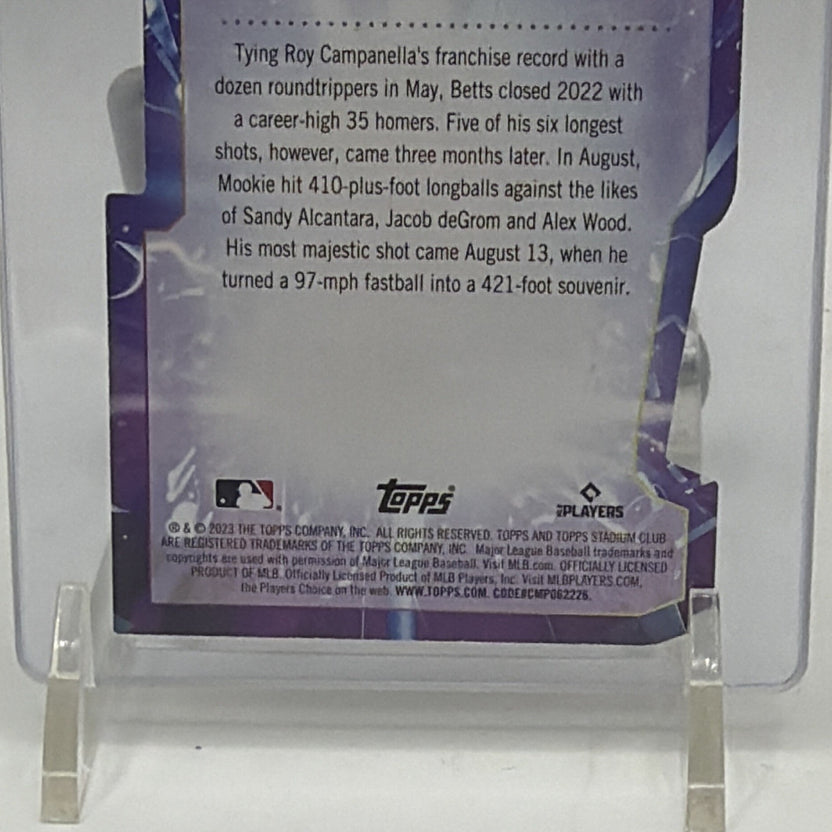 Topps 2023 Stadium Club Goin' Yard! Red Mookie Betts Dodgers #GY-14