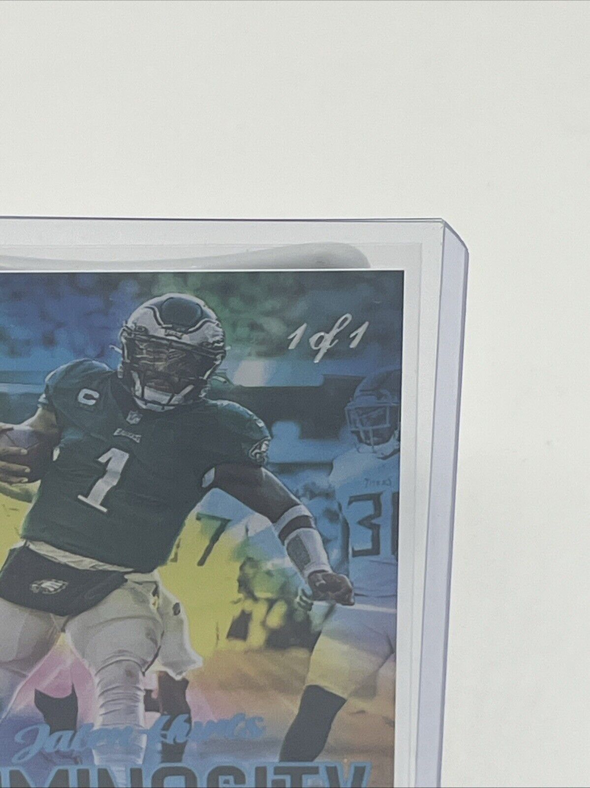 2023 Panini Luminance - #54 Jalen Hurts 1 of 1 Case Hit - Product Hit. Mint. 