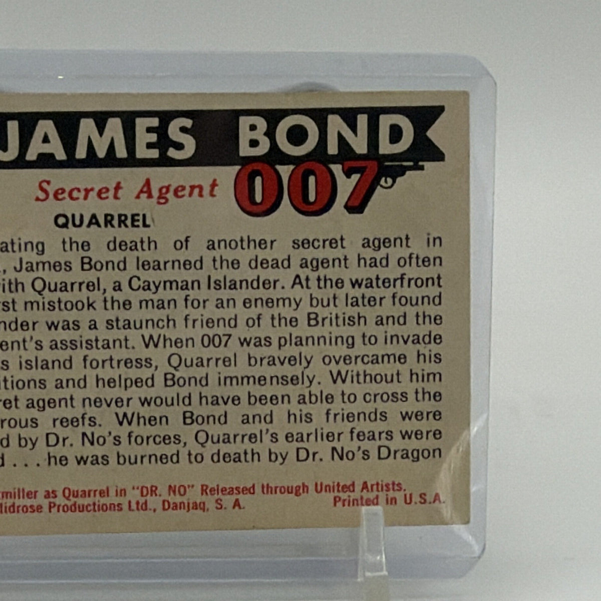 1965 Glidrose James Bond #5 Quarrel