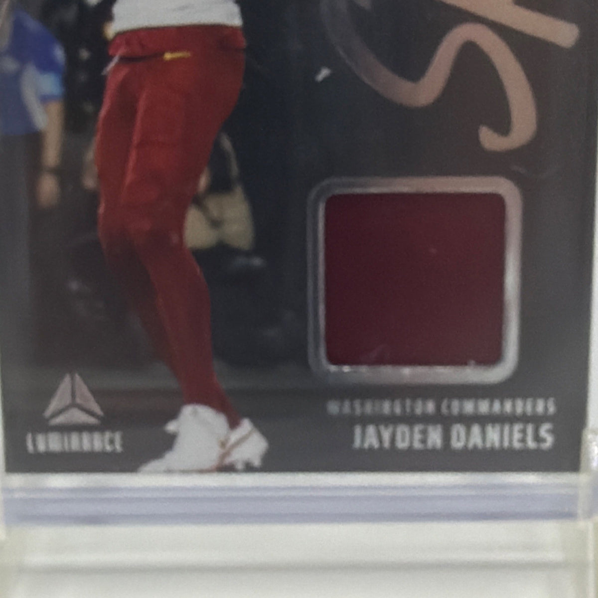 Panini 2025 Luminance Spirit Swatches Jayden Daniels #SSW-JDA Commanders MEM