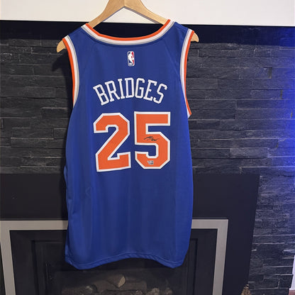 New York Knicks Autographed Jersey Mikal Bridges Fanatics Authentic