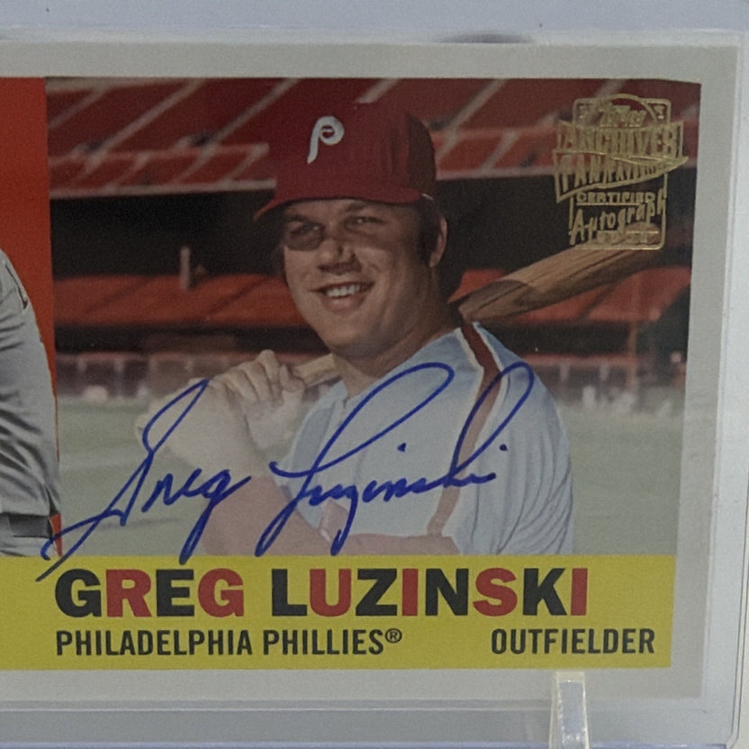 Topps 2021 Archives Fan Favorite Autographs 1960 Greg Luzinski FFA-GL Auto