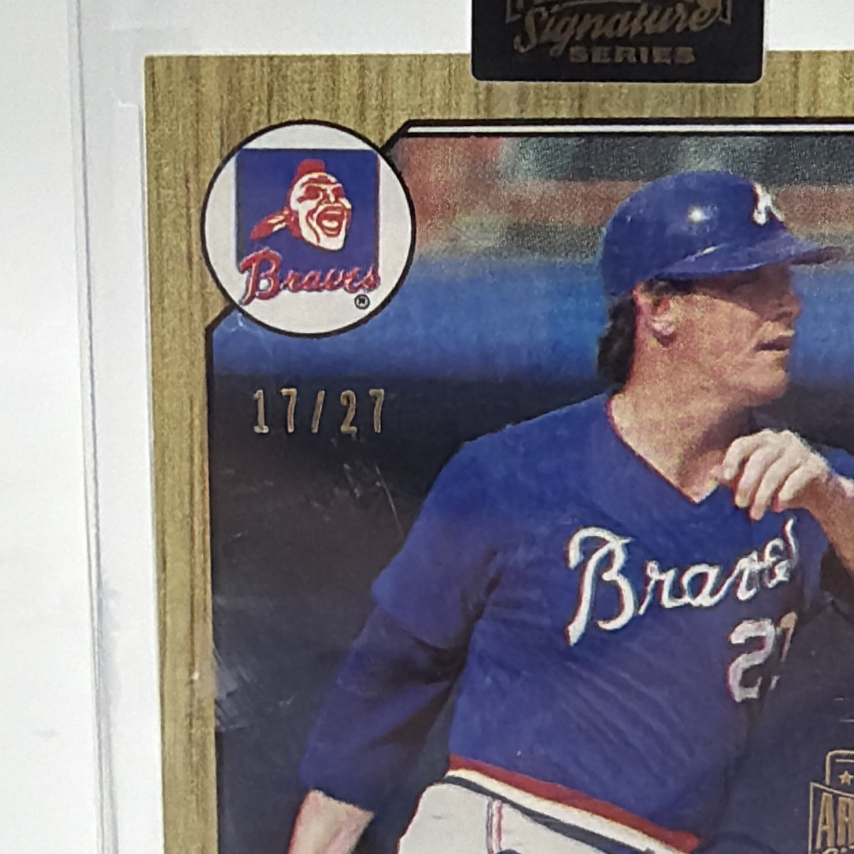Topps 2022 Archives Signature Series Auto Ted Simmons #C-18 Braves 17/27