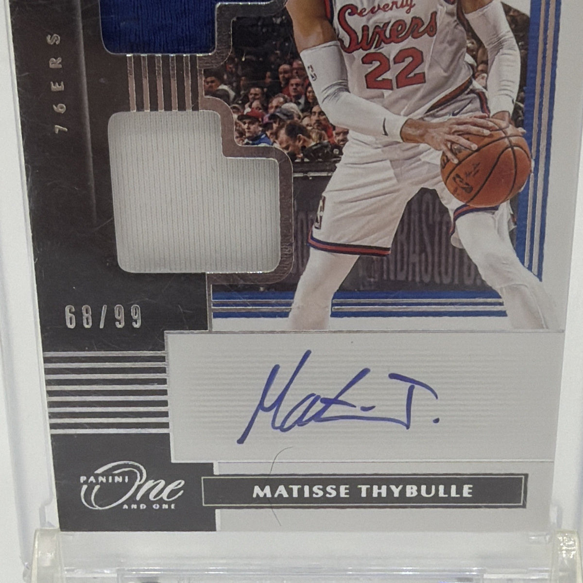 Panini 2019-20 One and One RDJA Matisse Thybulle RC Auto Jersey #RDJA-MTH /99