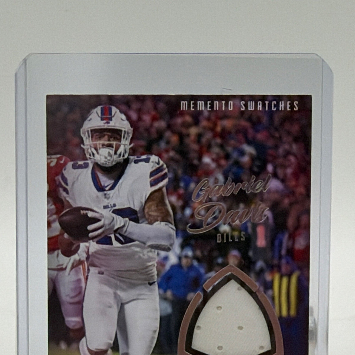 Panini 2022 Luminance Memento Swatches Gabriel Davis Buffalo Bills MSW-GDA