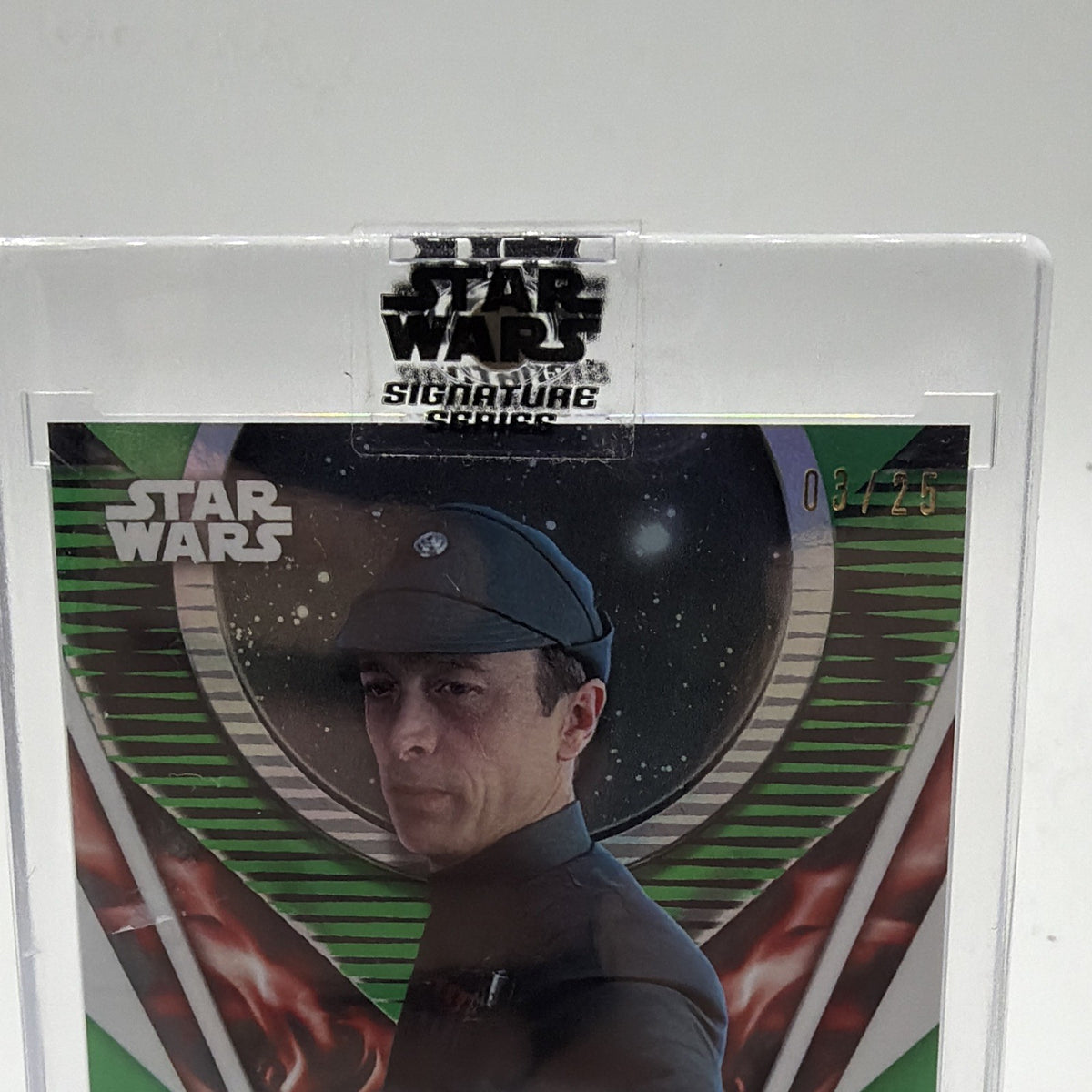 Topps 2018 Star Wars Michael Culver Captain Needa Auto 03/25