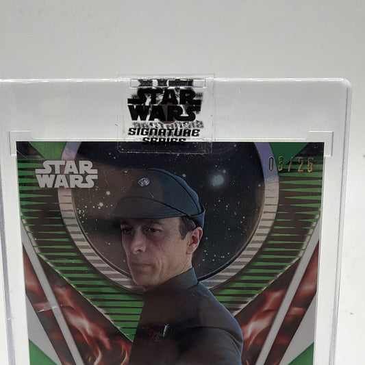 Topps 2018 Star Wars Michael Culver Captain Needa Auto 03/25