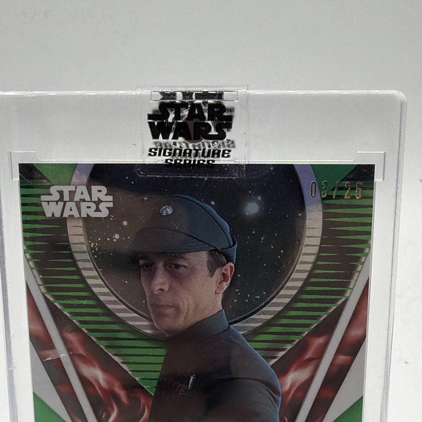 Topps 2018 Star Wars Michael Culver Captain Needa Auto 03/25