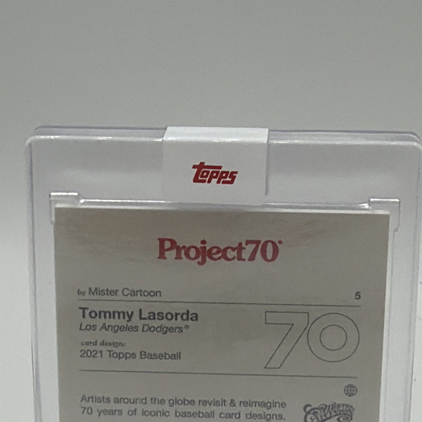 Topps 2021 Project 70 Tommy Lasorda #5 Los Angeles Dodgers Baseball Card