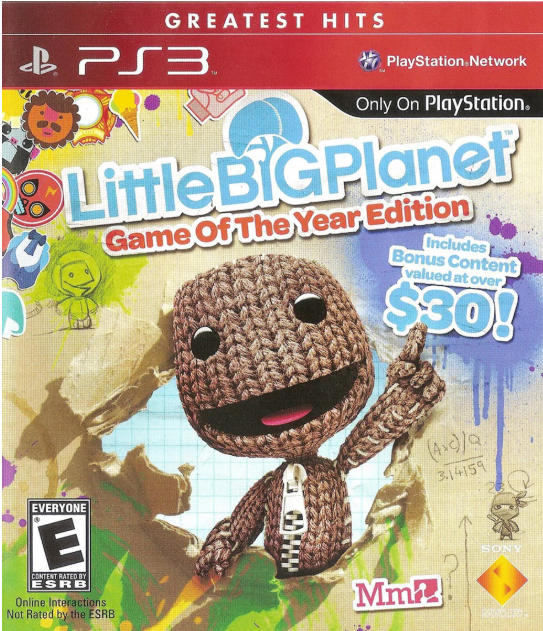 Little Big Planet Game of the Year Edition PS3 PlayStation 3 Greatest Hit Tested