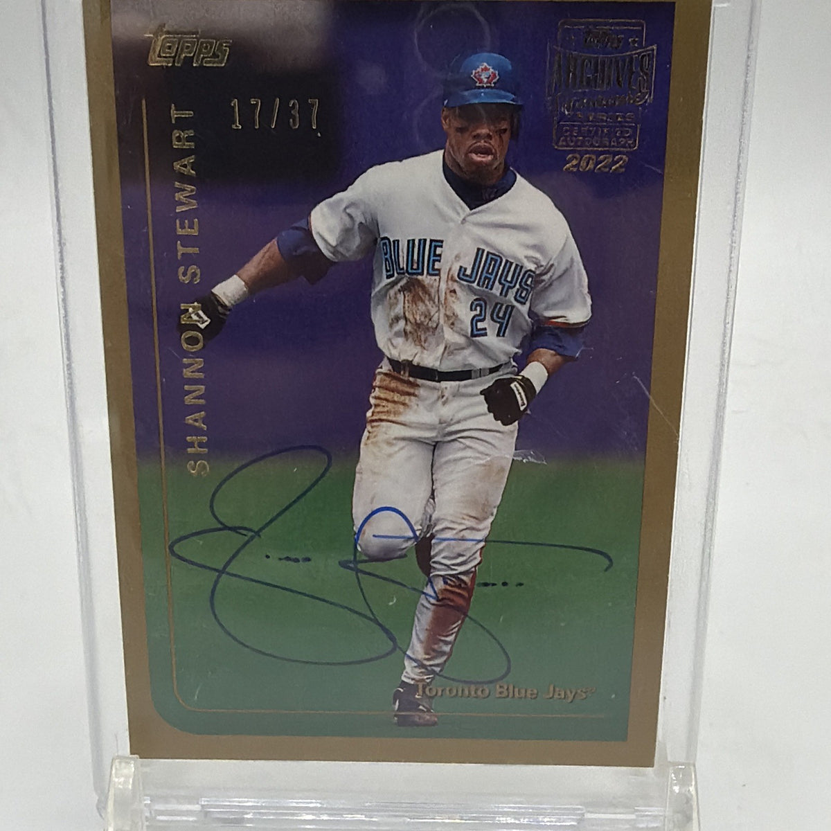 2022 Topps Archives Signature Series -  Shannon Stewart #99T-133 1999 Topps /37