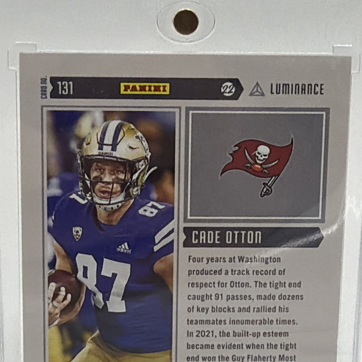 2022 Panini Luminance - Rookie Cade Otton #131 Autographs /349 (AU, RC)