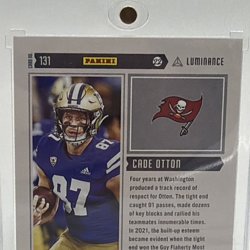 2022 Panini Luminance - Rookie Cade Otton #131 Autographs /349 (AU, RC)