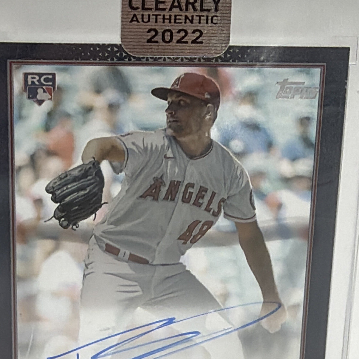2022 Topps Clearly Authentic Autographs - Reid Detmers Black /75 (AU, RC)