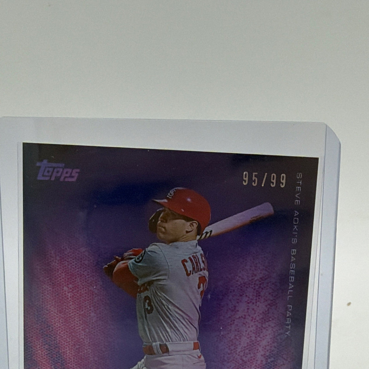Topps 2022 X Steve Aoki Wave 1 Dylan Carlson Auto 95/99 #46A Cardinals