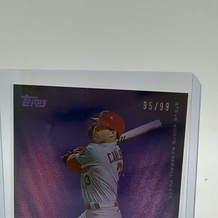 Topps 2022 X Steve Aoki Wave 1 Dylan Carlson Auto 95/99 #46A Cardinals