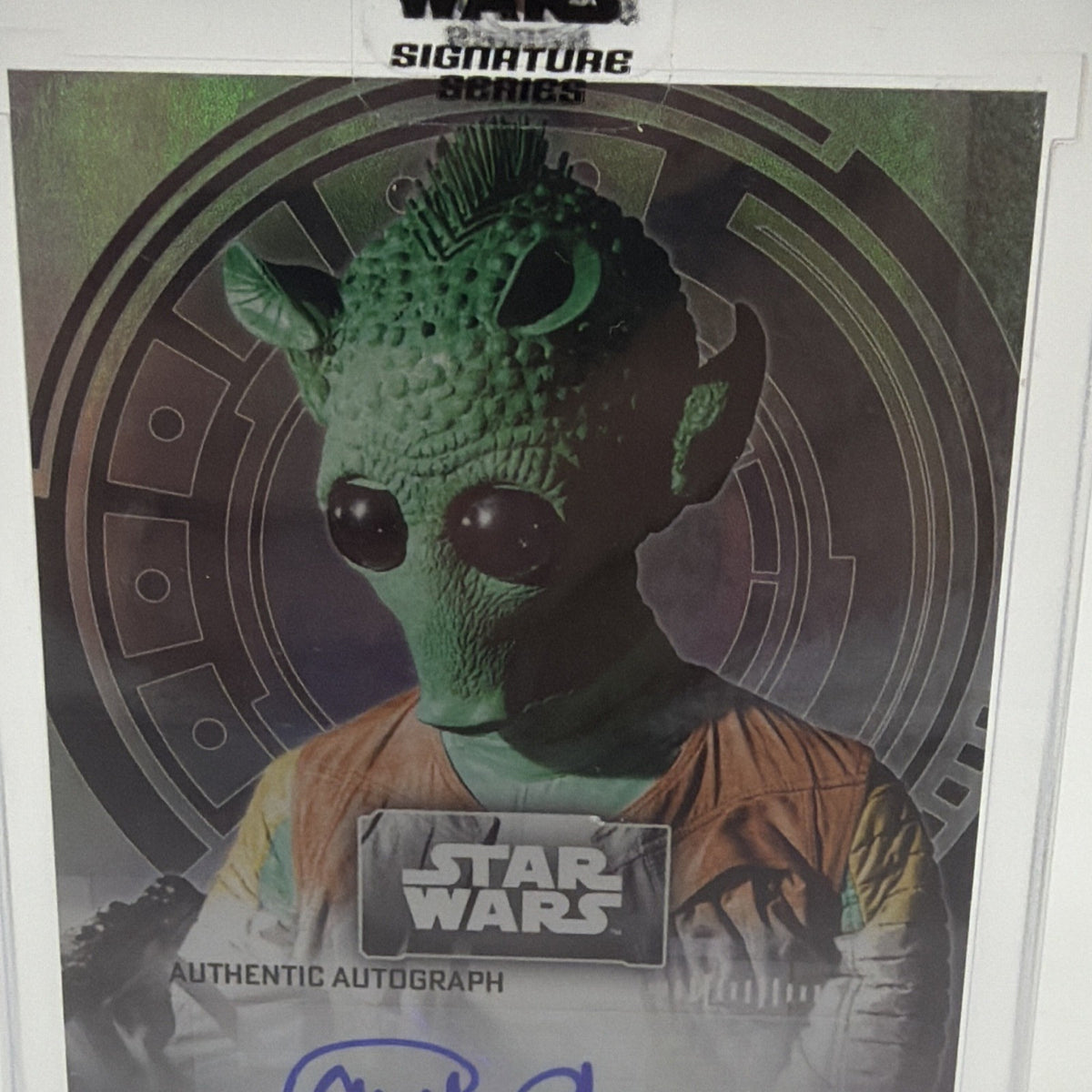Topps 2017 Star Wars Signature Series Greedo Paul Blake Autograph A-PB2