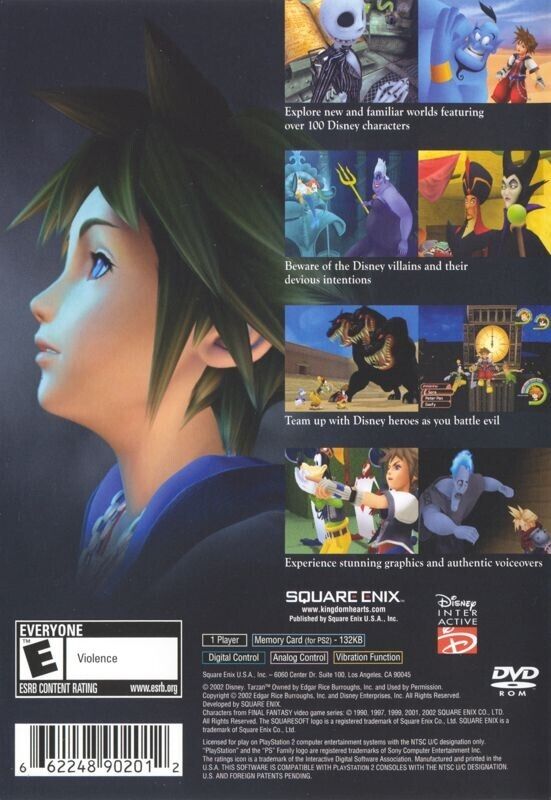 Kingdom Hearts Disney Squaresoft - Sony PlayStation 2