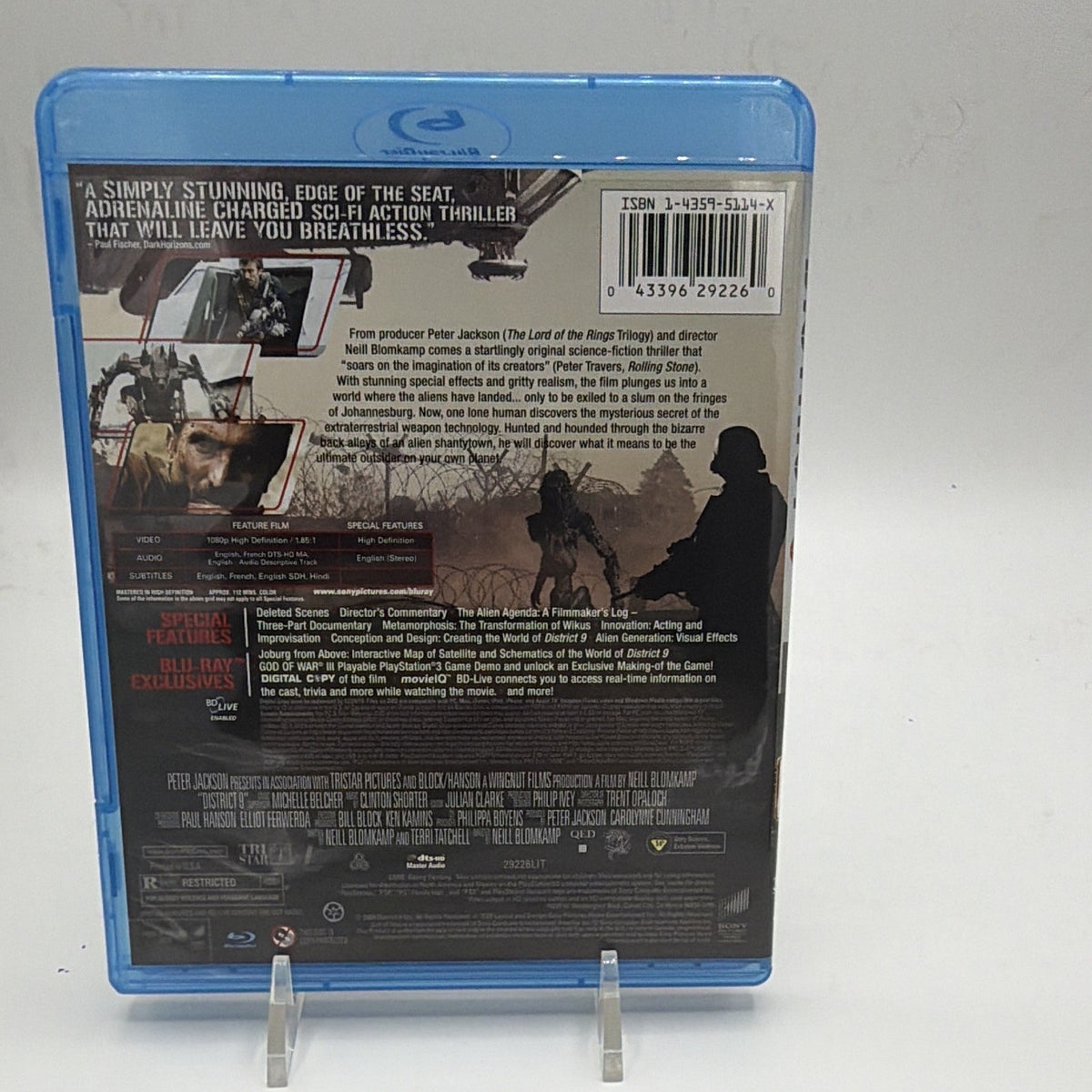 District 9 4K Blu-ray Ultra HD Digital Copy Expired