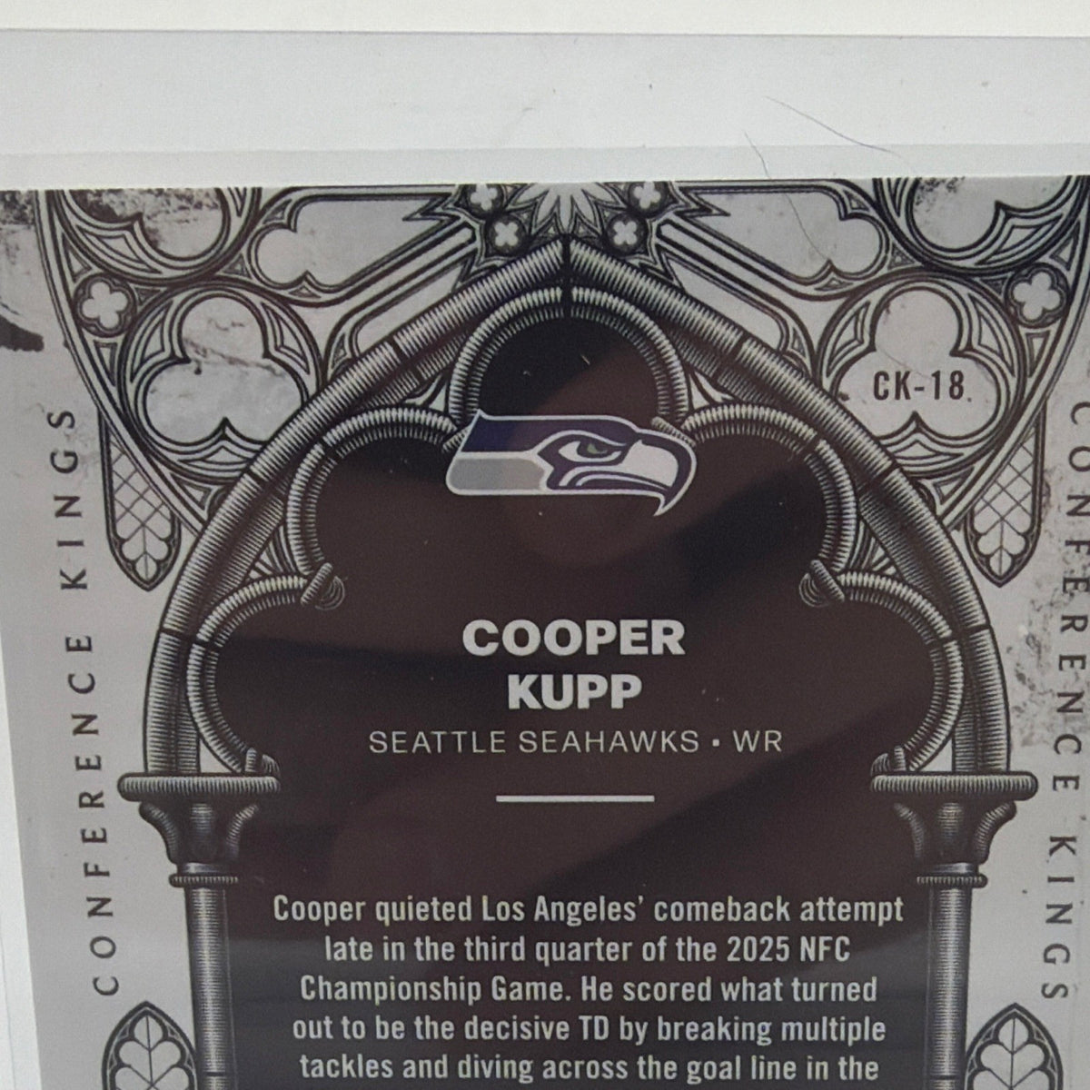 Topps 2026 Conference Kings Cooper Kupp #CK-18 Seattle Seahawks Insert Card