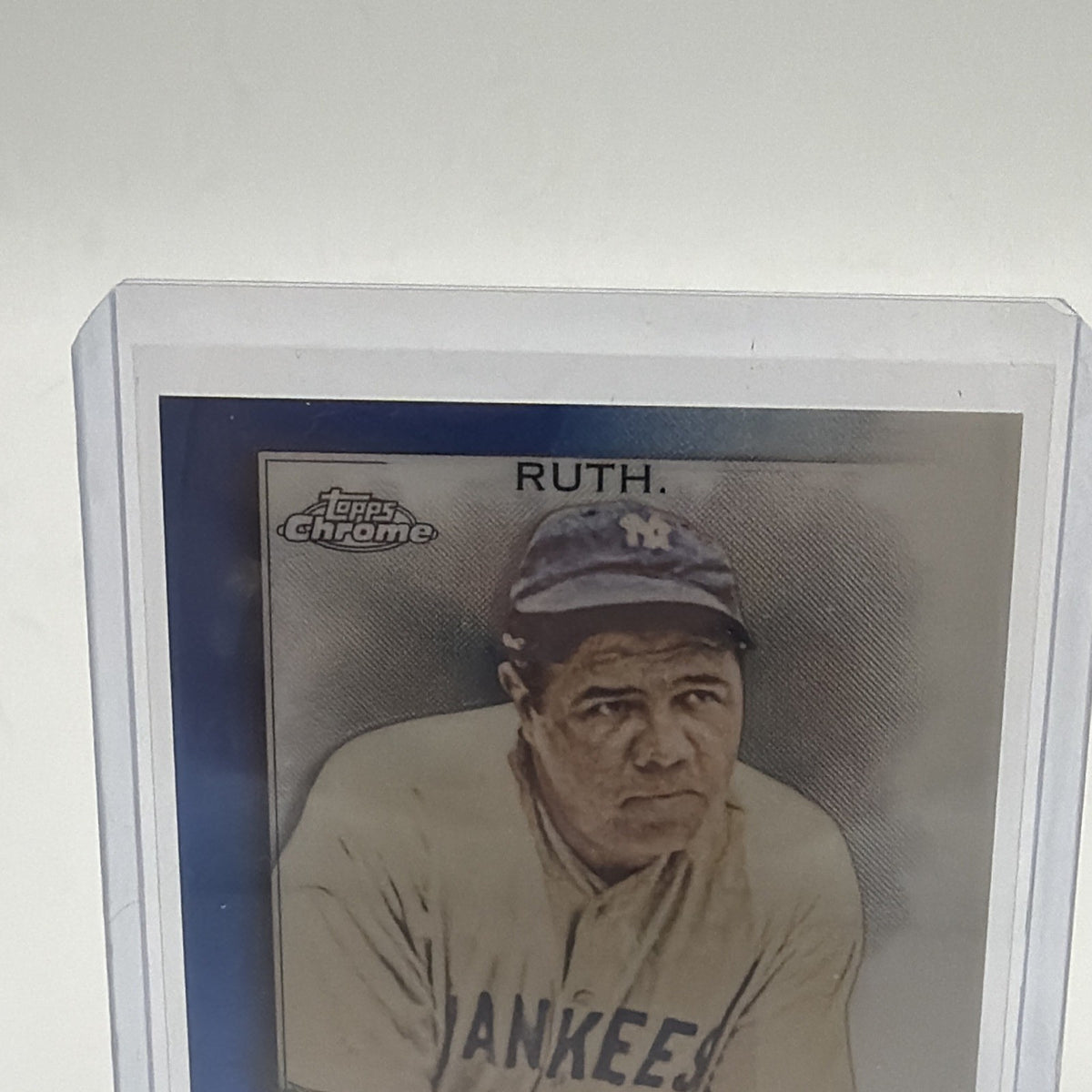 2022 Topps Allen & Ginter Chrome - Babe Ruth #42 Blue Refractor /150