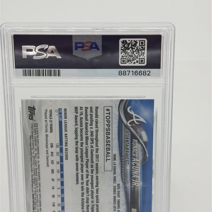 2018 Topps Chrome - Ronald Acuña Jr. #193  (RC)  PSA 10