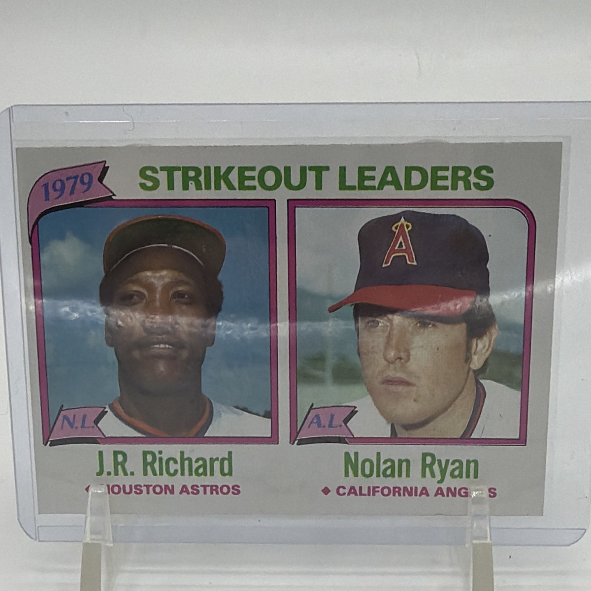 1980 Topps - League Leaders Nolan Ryan, J.R. Richard #206 Strikeouts