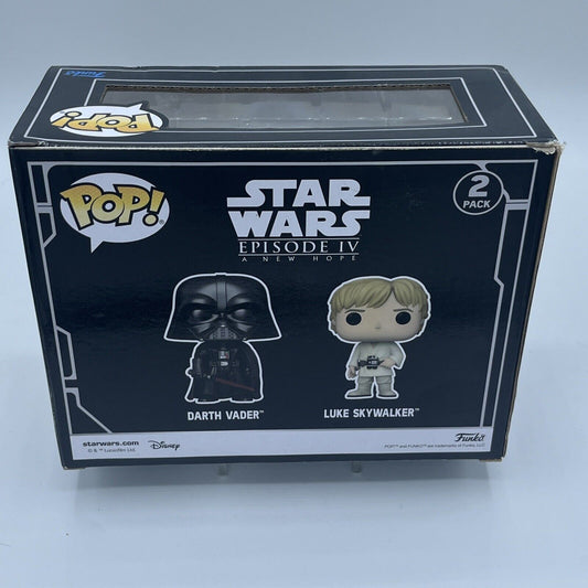 Disney D23 Expo Sticker Funko Pop! Exclusive Star Wars Luke & Darth Vader 2 pack