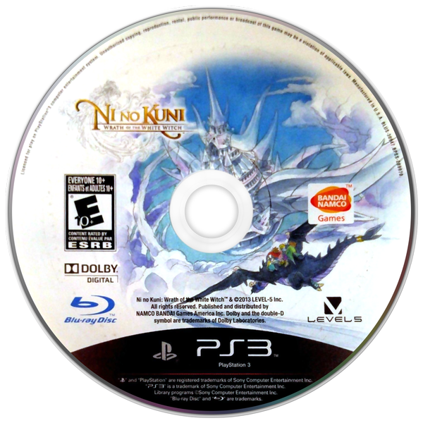 Ni No Kuni Wrath of the White Witch - Sony PlayStation 3