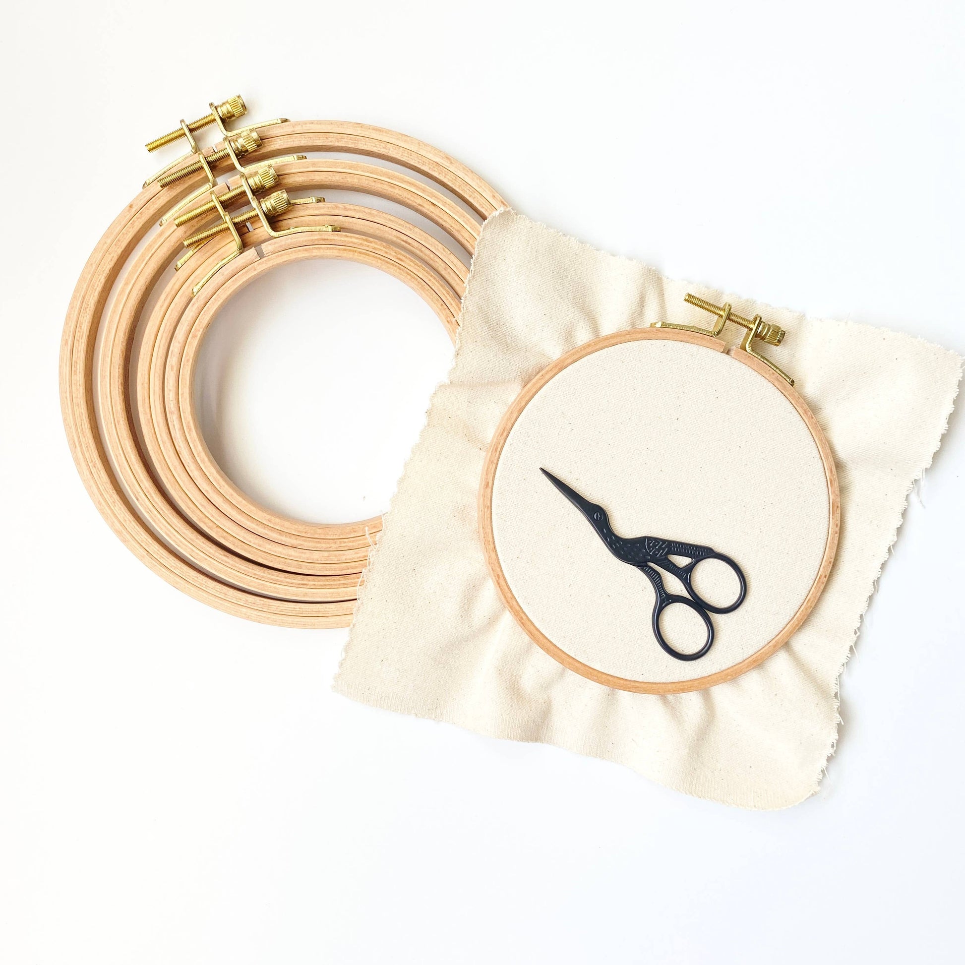6 inch embroidery hoop, beechwood cross stitch hoop, wooden embroidery frame, classic stitch hoop, 6" hoop for needlepoint, brass screw embroidery hoop, polished beechwood hoop, hoop for cross-stitch and display, premium embroidery tools, embroidery hoop frame
