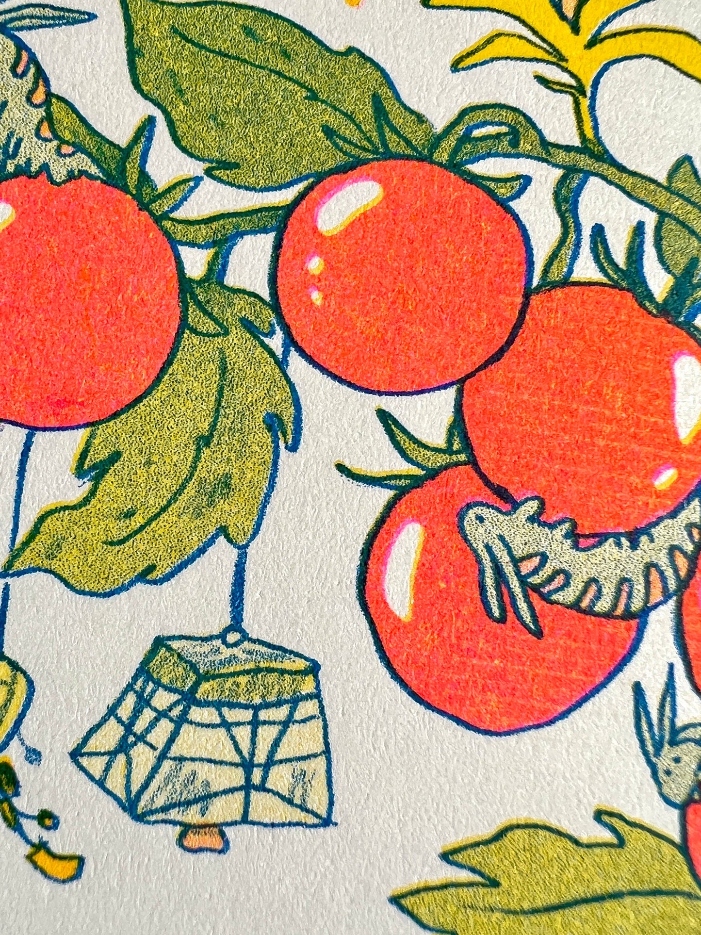 Sunflower Fairy Riso Print, Natalie Andrewson