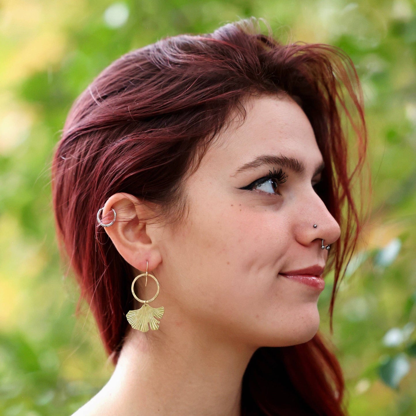 Handmade Ginkgo Earrings