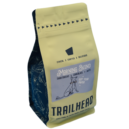 Morning Blend - Medium & Dark Blend -12oz whole bean