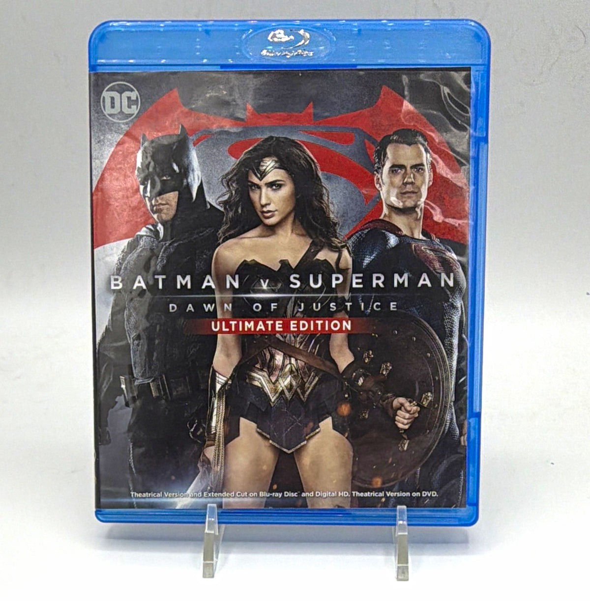 Front of pre-owned Batman v Superman: Dawn of Justice Ultimate Edition Blu-ray