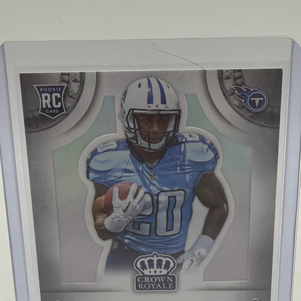 Front detail of Bishop Sankey 2014 Crown Royale Rookie Signatures #S-BS
